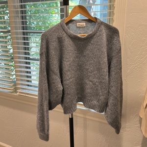Atelier Delphine Blue balloon sleeve sweater